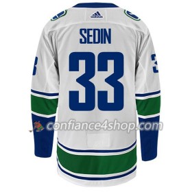 Adidas Maillot de Hockey Vancouver Canucks HENRIK SEDIN 33 Blanc Authentic - Homme